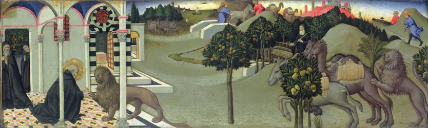 St. Hieronymus und der Löwe, 1444